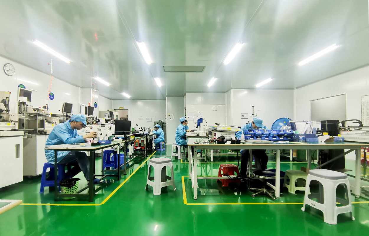 Shenzhen Syochi Electronics Co., Ltd linea di produzione in fabbrica