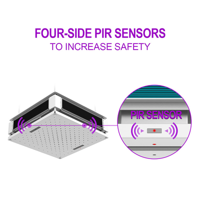 Il soffitto UV-C della luce della disinfezione dell'aria di AC100V ha montato PIR Sensor