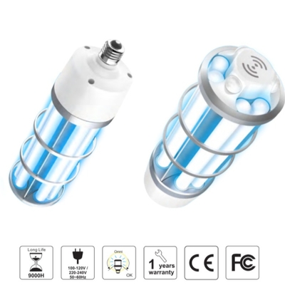 buon prezzo Luce portatile UV-C germicida principale uv dello sterilizzatore della lampada E27 220V di vetro di quarzo in linea