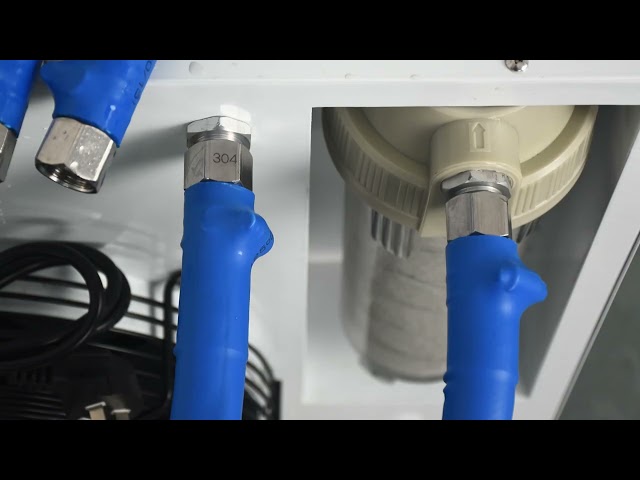 video aziendali circa R410 Refrigerant Water Cooling Chiller UV Disinfection 1160W Input